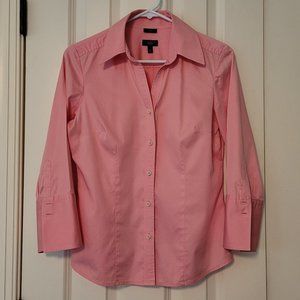 Talbots Pink Button Down Shirt